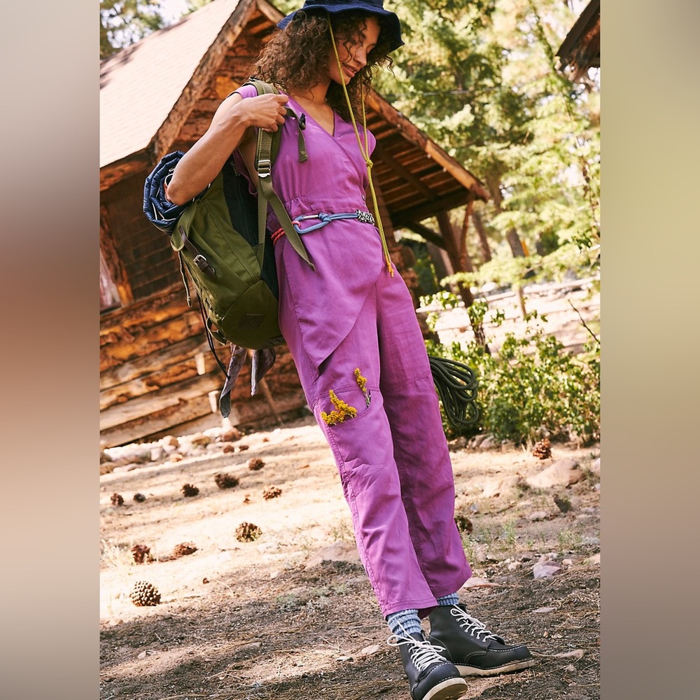 Free People Road Ahead Onesie (magenta) - Small